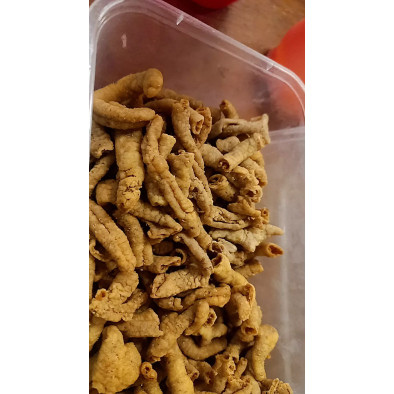 

READY tERLARIS Usus ayam crispy pedas daun jeruk kripik usus krispi renyah kriuk