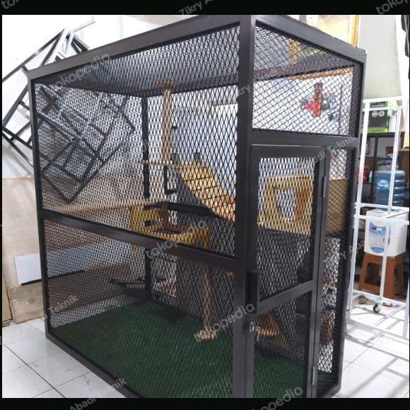 Kandang Kucing Rumah Hewan Peliharaan Custom Indoor Outdoor