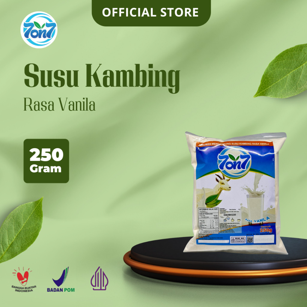 

Susu Kambing Etawa Bubuk 7on7 Rasa Vanila 250gr