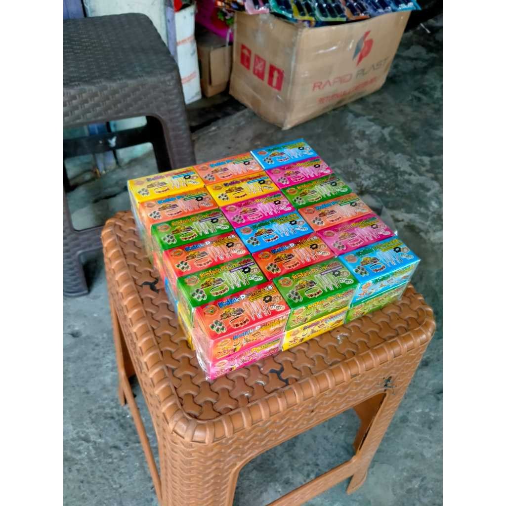 

[ MMD TOYS ] [ MAINAN VIRAL ] 1 PACK ISI 36 BOX KOTAK PRINCES BERHADIAH - KOTAK PRINCESS HADIAH MAINAN