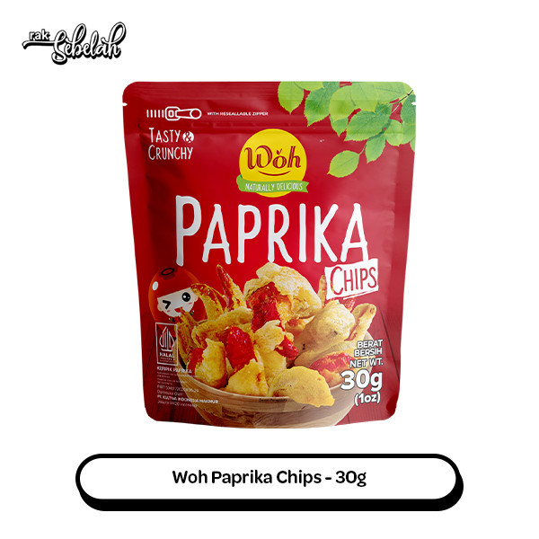 

Woh Paprika Chips 30gr - Woh Bell Pepper Crunch 30gr | Less Oil | Healthy Snack