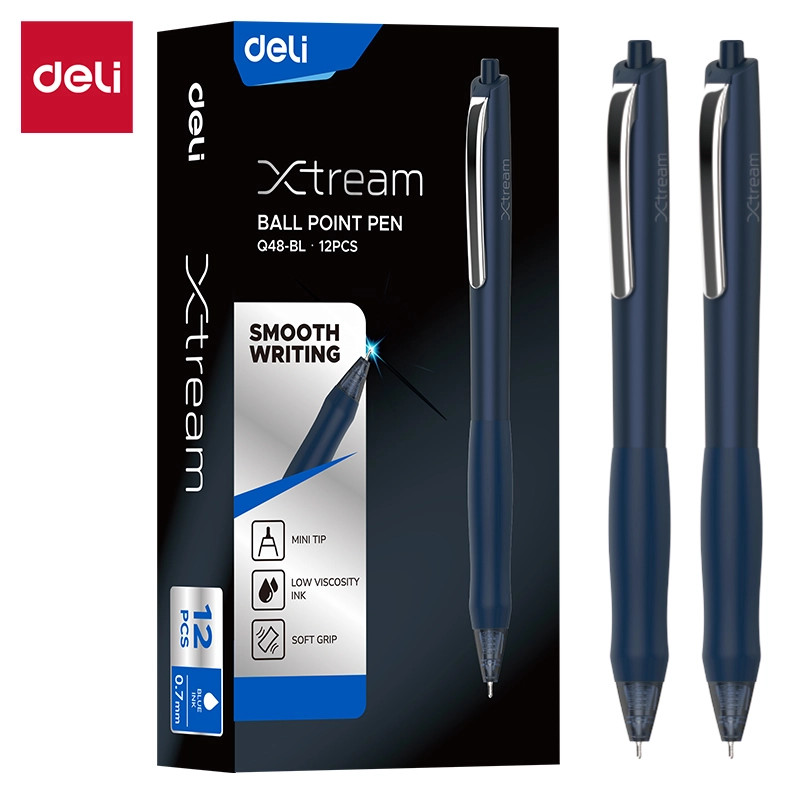 

Deli | Ballpoint Pen Xtream 0.7 mm | EQ48-BL | Tinta Biru