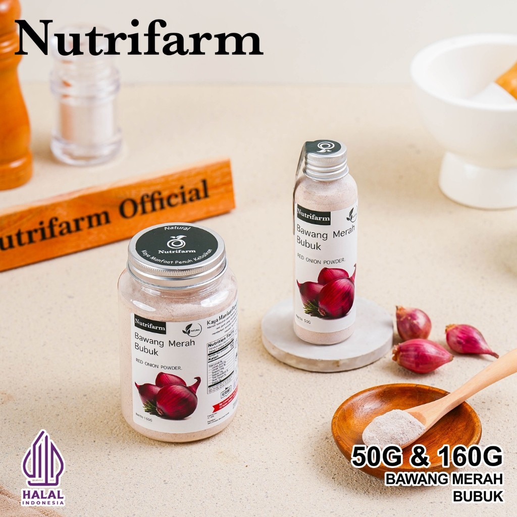 

Nutrifarm Bawang Merah Bubuk 50g 160g [Healthy Fair]
