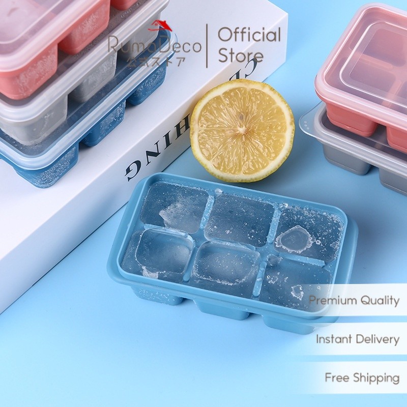 「 RUMADECO 」 Cetakan Es Batu / Cetakan Es Batu Jumbo /  Cetakan Es Batu
