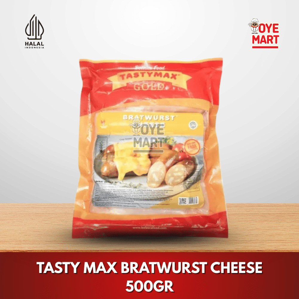 

TASTY MAX BRATWURST CHEESE 500GR