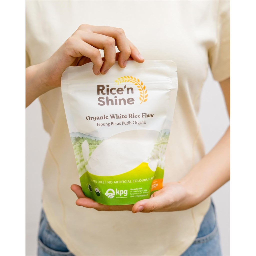 

Tepung Beras Organik ( Organic White Rice Flour ) 250g - Rice N Shine