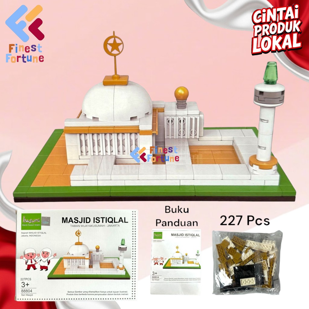 MAINAN EDUKASI BALOK MASJID ISTIQLAL/ SNI