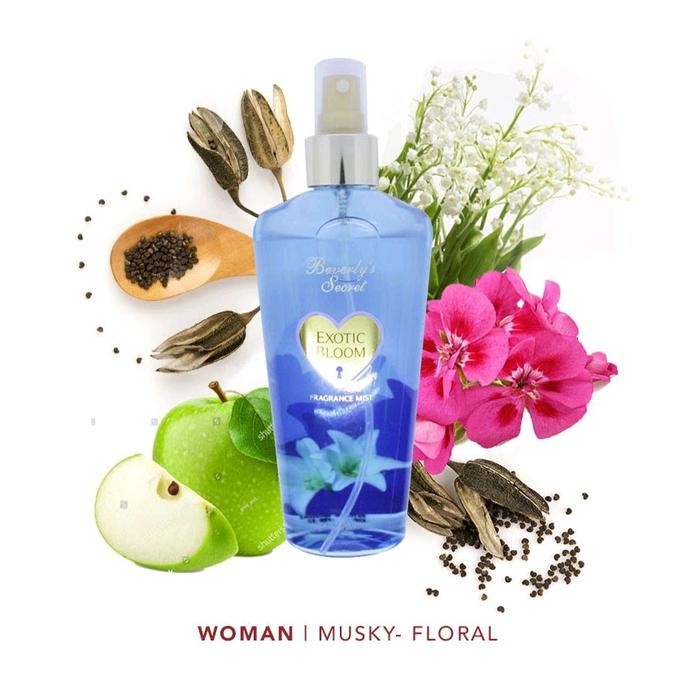 BEVERLY'S SECRET EXOTIC BLOOM FRAGRANCE MIST 250 ML - -, -