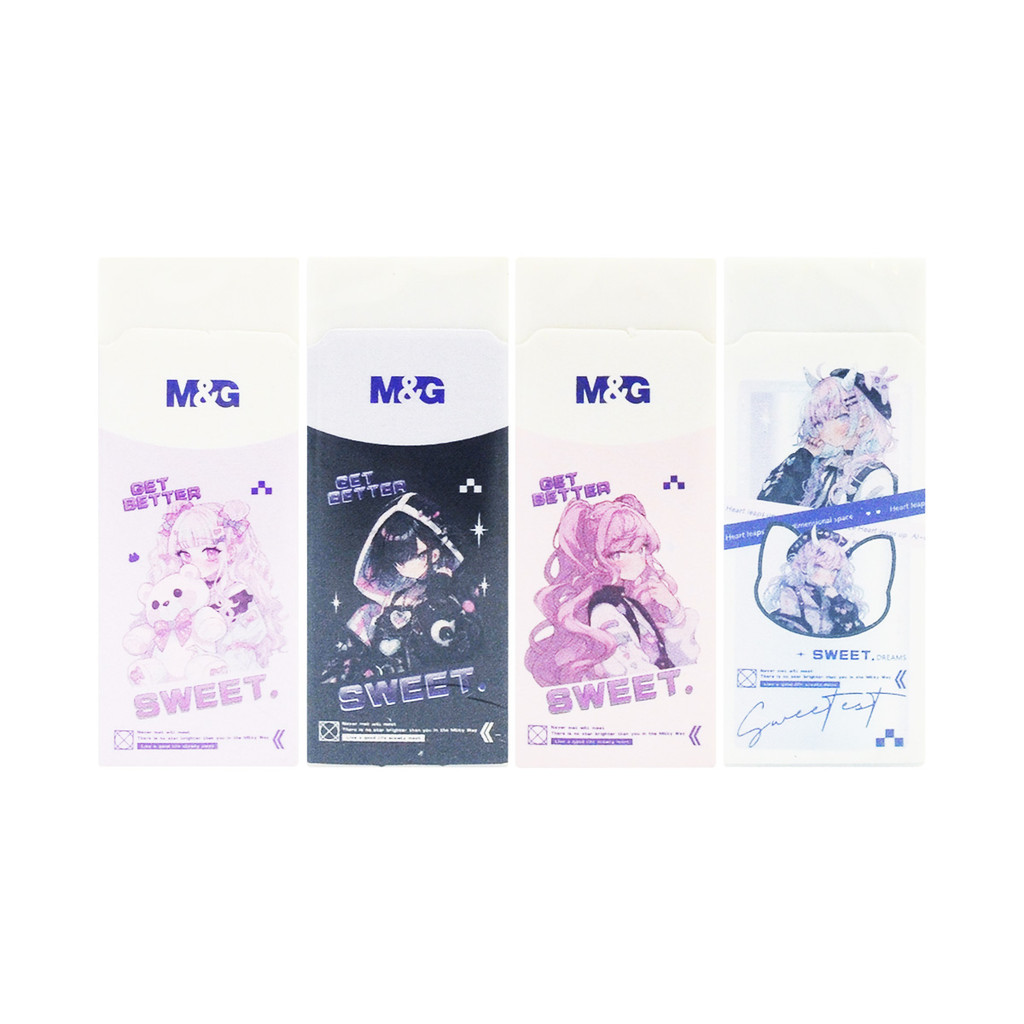 

M&G AXP963QA Penghapus Pensil Dustless Eraser Pink Fantasy Anime