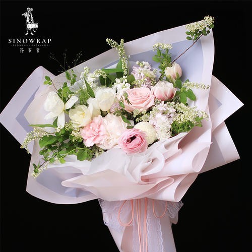 

[5 Lembar] Cellophane Garis Tebal / Kertas Wrapping Buket Bunga - FWYI