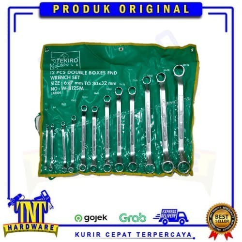 TEKIRO KUNCI RING SET 12PCS 6-32MM - KUNCI RING RING SET