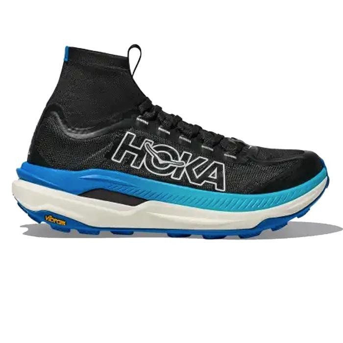 Sepatu Hoka One One Tecton X 3 / Black / HOKA Blue / Trail Running / Men's Shoes