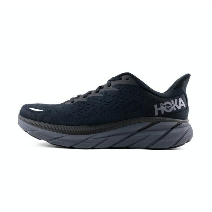 Sepatu Hoka One One Clifton 8 Black Men's Shoes