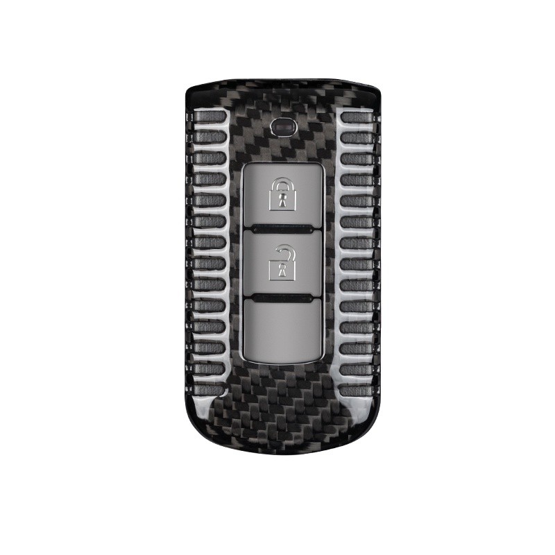 T-Carbon Key Case Cover Carbon Kevlar MITSUBISHI Pajero Sport Xpander
