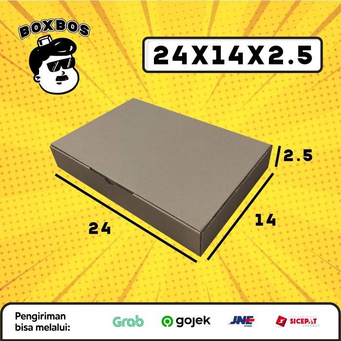 

24x14x2,5 CM Pizza KARDUS Corrugated Packaging Box packing Diecut