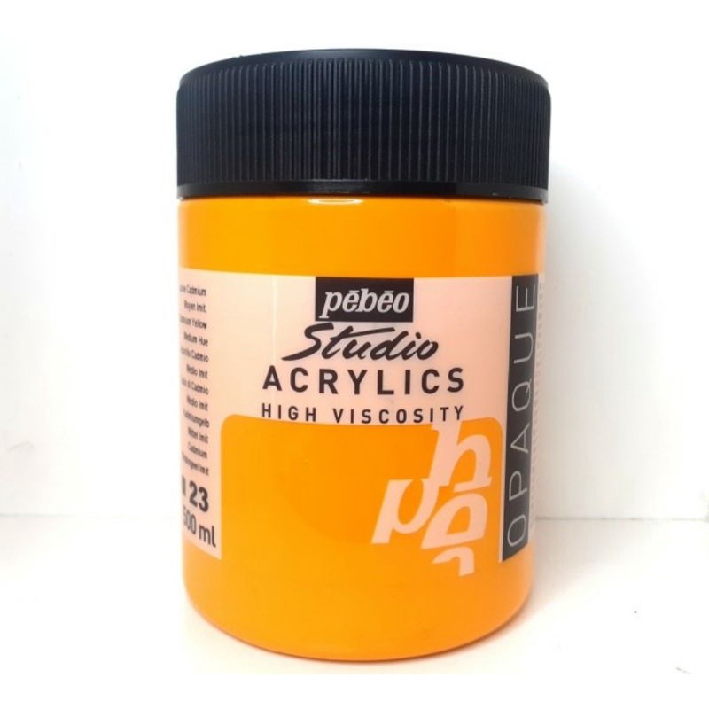 

Gramedia Surabaya - PEBEO ACRYLIC COLOUR 500 ML CADMIUM YELLOW MEDIUM HUE