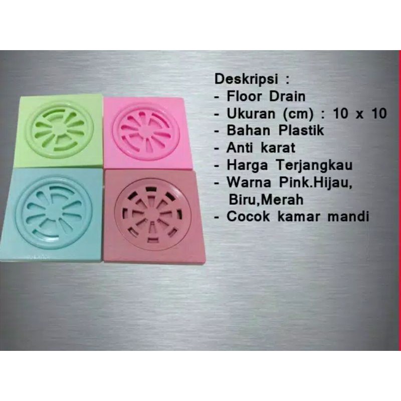 SARINGAN KAMAR MANDI LANTAI PLASTIK