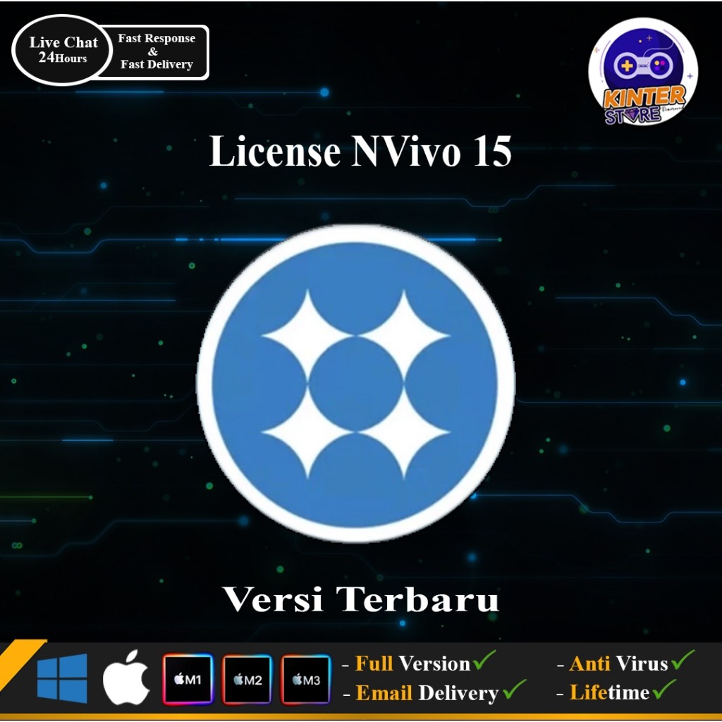 Nvivo 15 License Resmi Full Version / Nvivo 12 / Nvivo 14 / Custom Order