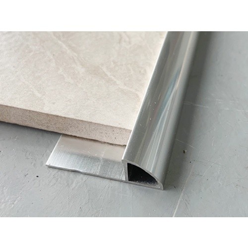 Lis Alumunium Tile Trim Kkm Bon Bon Siku Aluminium Sudut Granit Keramik Lantai Panjang 2,5Mtr