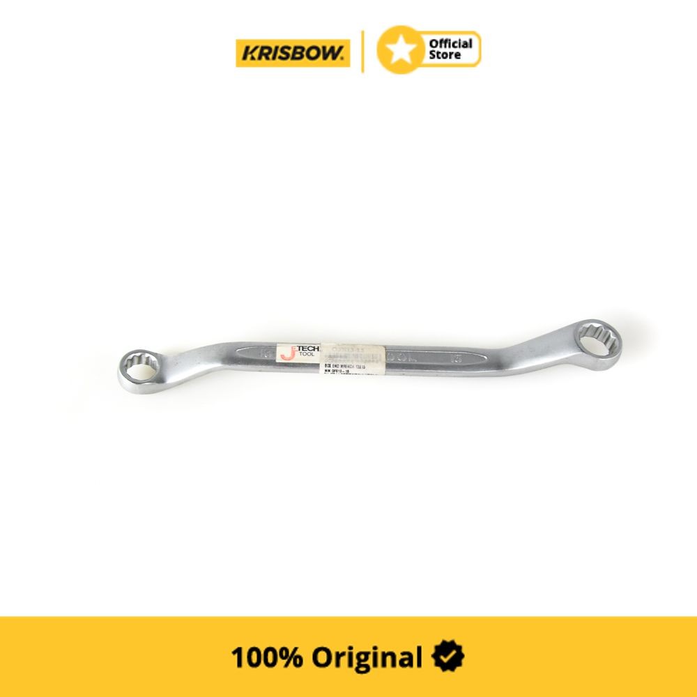 Krisbow Jetech Kunci Ring 13X15 mm Spanner Mekanik Otomotif Reparasi Workshop Industri