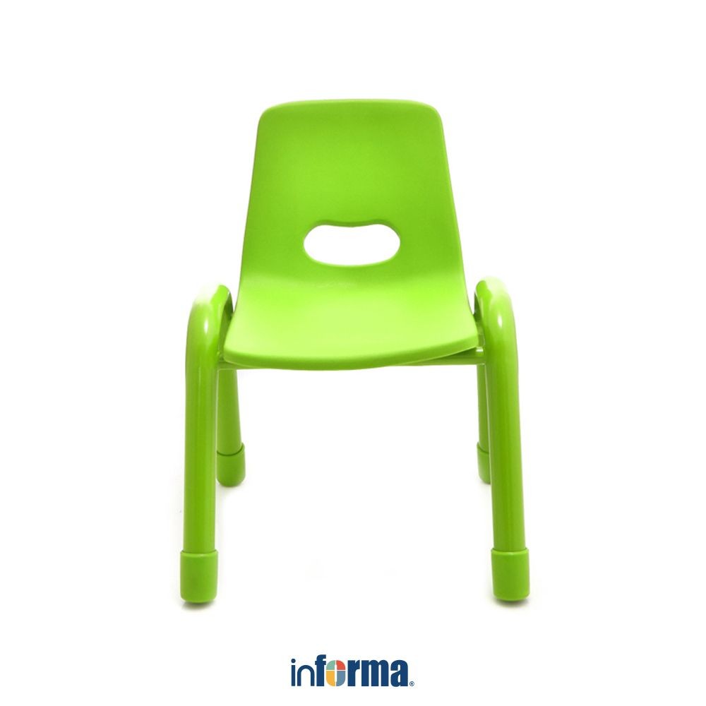 Informa Oya Kursi Anak - Hijau Tempat Duduk Anak Kids Chair Bangku Sandaran Bangku Plastik Balita Ku
