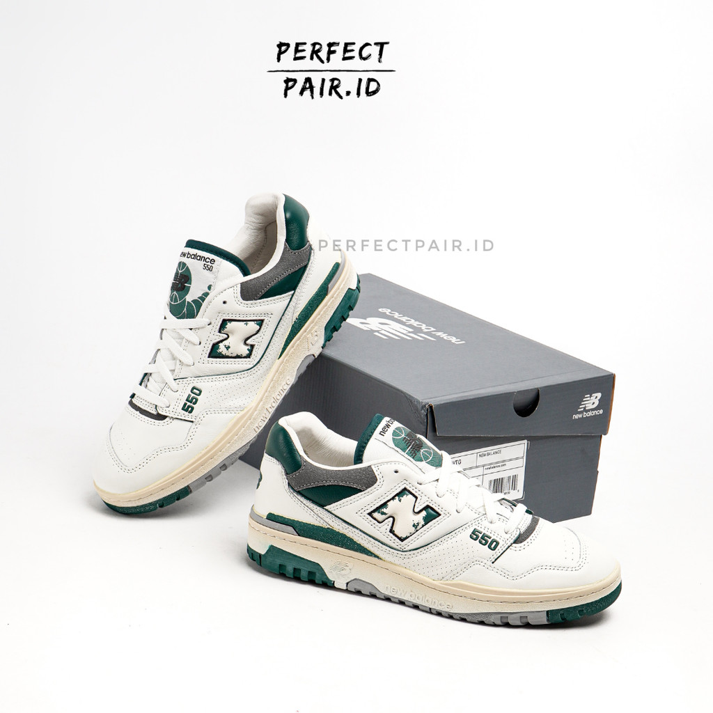 New Balance 550 Vintage Green 100% Original BNIB