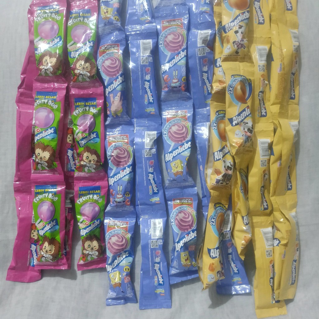 

MURAH - Permen Lollipop Alpenliebe Krim Susu 1 Renceng Isi 10 Sachet Candy Food Manis Snack Makanan