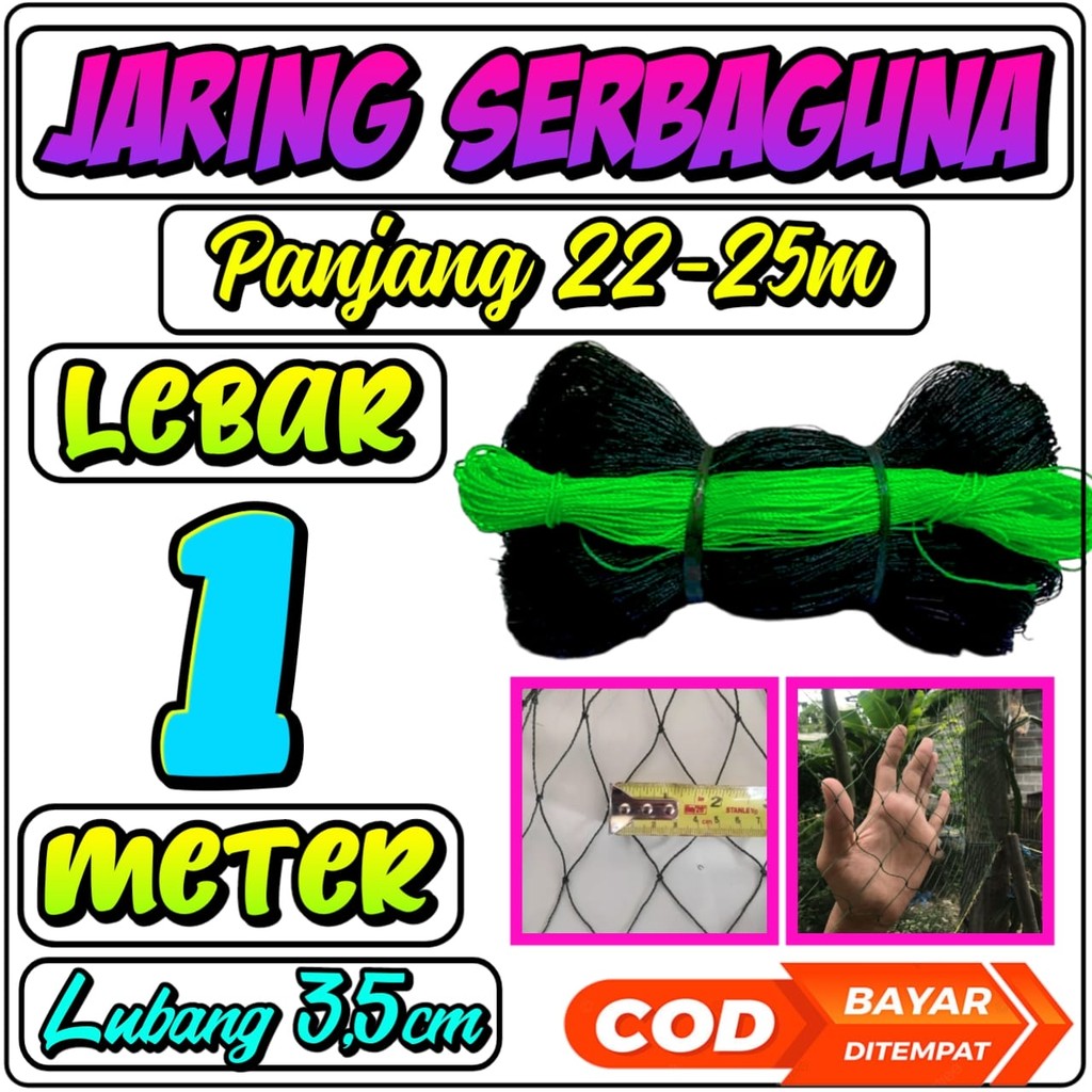 Jaring Pagar Ayam Jaring Ayam Lebar 1 Meter X Panjang 25 Meter