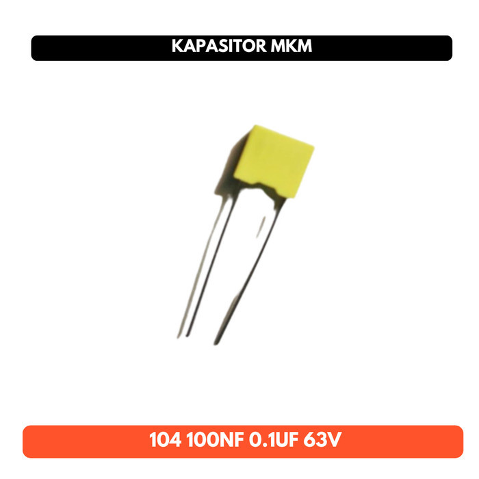 Kapasitor Capacitor MKM Kotak 104 100nF 0.1uF 63V 104nJ63 104n