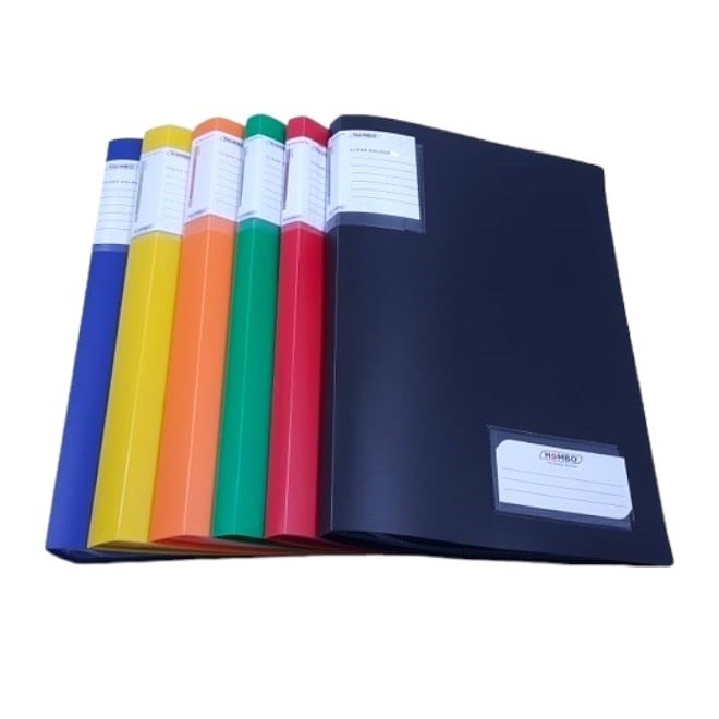 

⭐BISA COD⭐ Map Plastik / Dokumen Keeper / Clear Holder F4 Folio 60 Lembar Hombo polos, Hijau