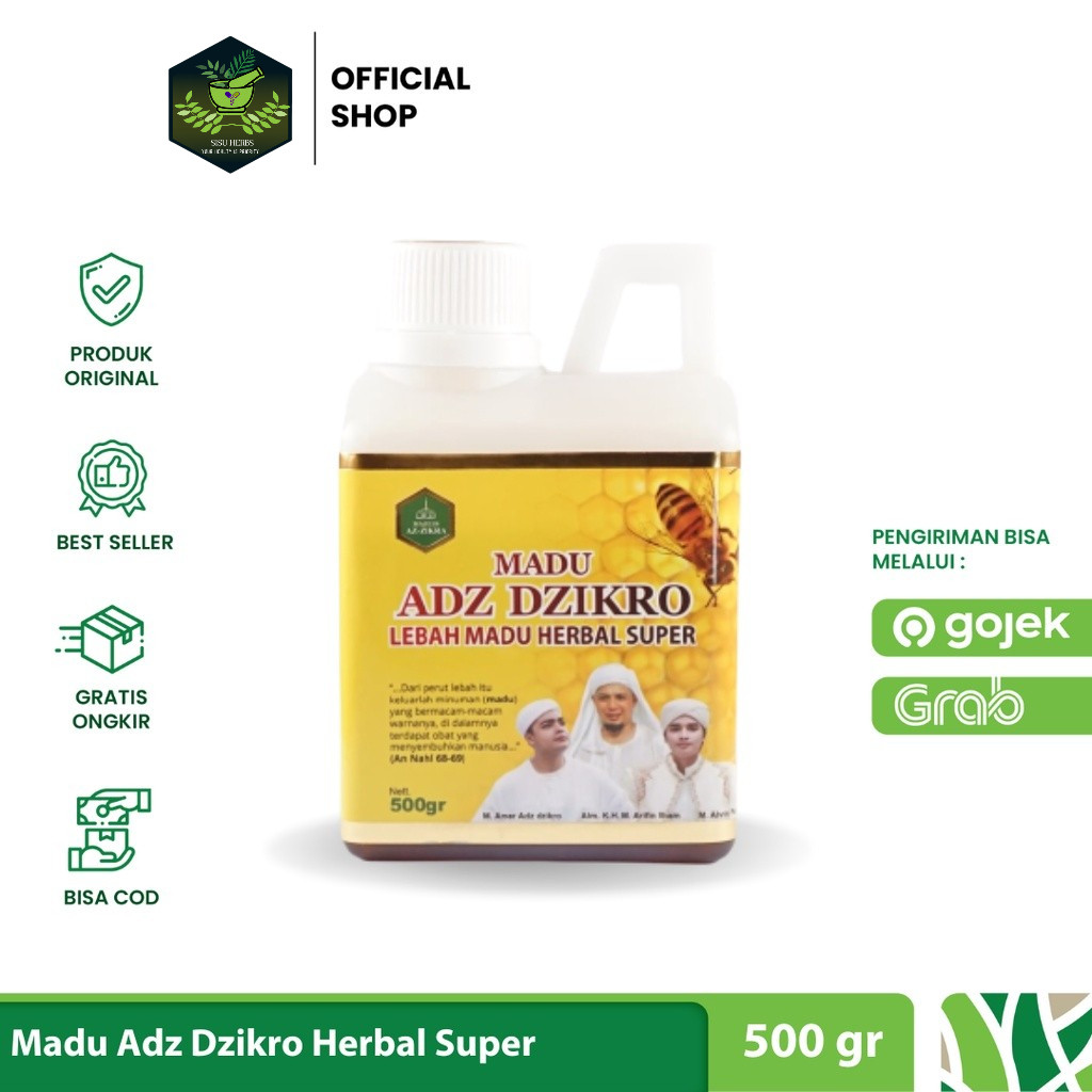 

ADZ DZIKRO - Madu Adz Dzikro Herbal Super 500gram