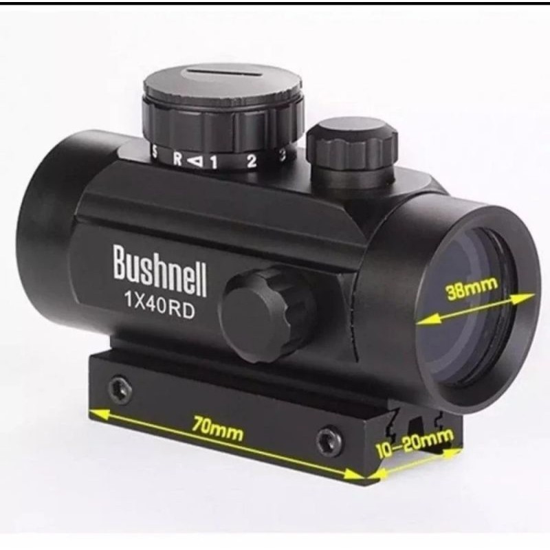 TELESKOP BUSNEL 1x40 RD  DABEL LESER  PALING MANTUL BISA COD