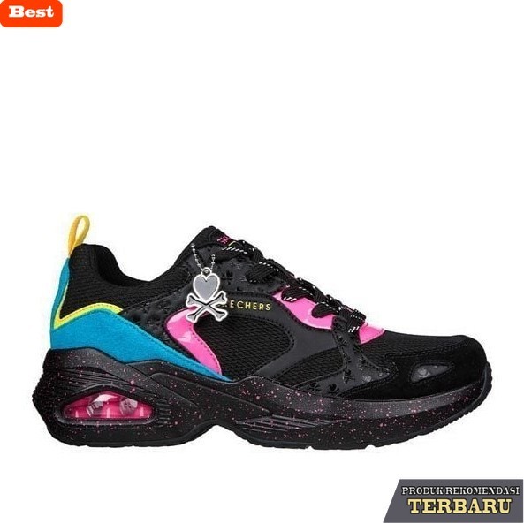 sepatu sneakers wanita lokal terkini Sepatu Sneakers Wanita Skechers Tokidoki muno SKE155229BKMT