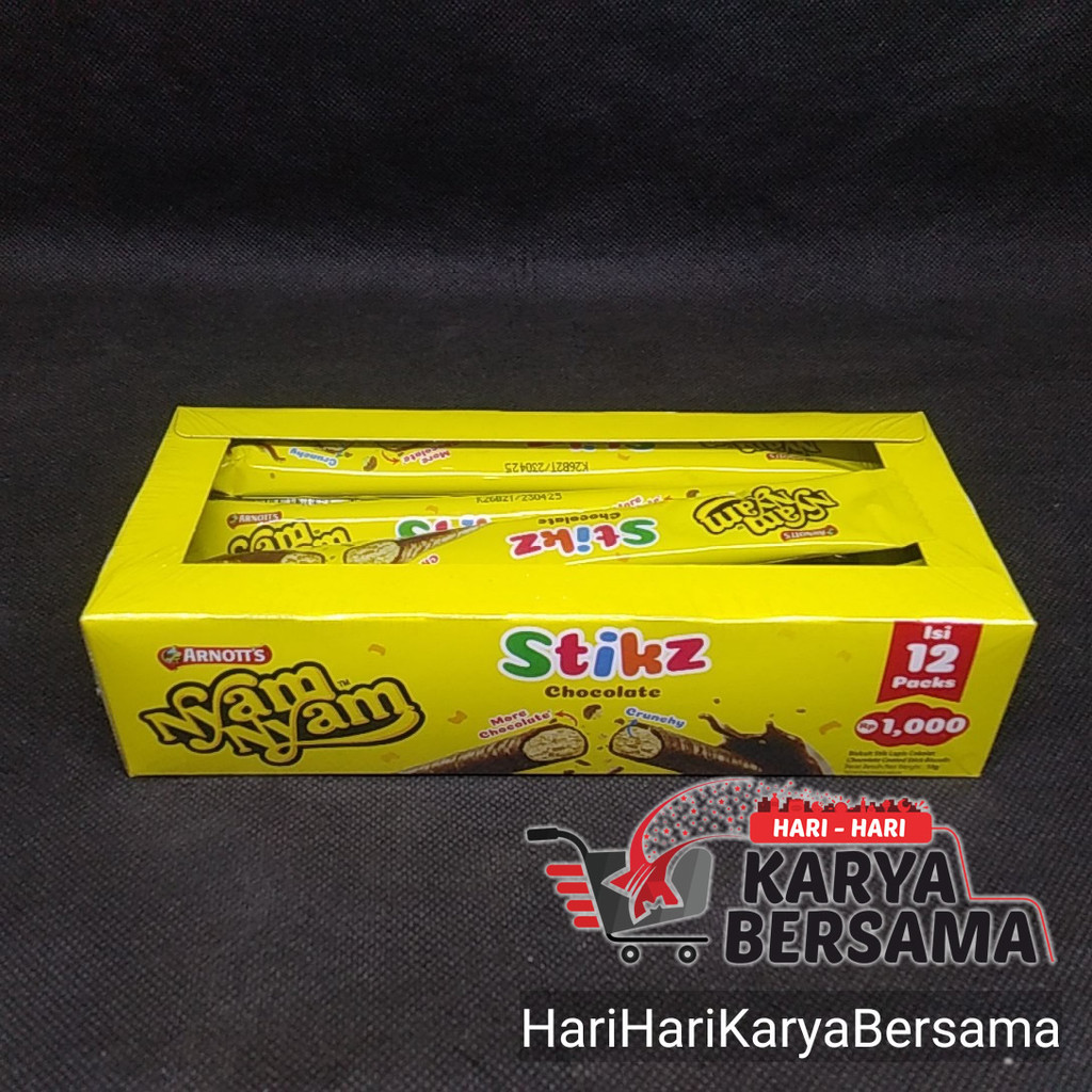 

BISKUIT ARNOT'S NYAM NYAM STICK CHOCOLATE 12'S X 10GR