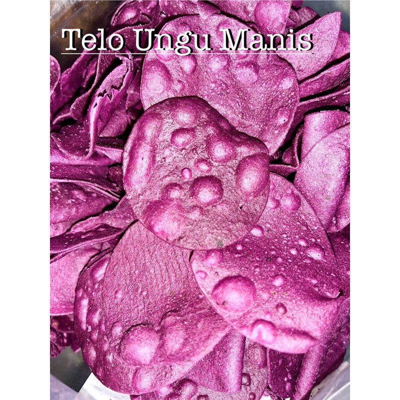 

250gram TELO MANIS / UBI UNGU MANIS / KRIPIK UBI