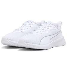 Sepatu Running Flyer Lite Mesh PUMA White-PUMA Silver 378775 02