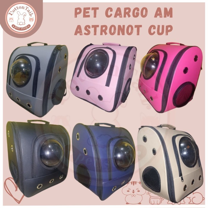 AM Pet Travel Bag TB #01 Ransel Kulit Anabul Pet Cargo