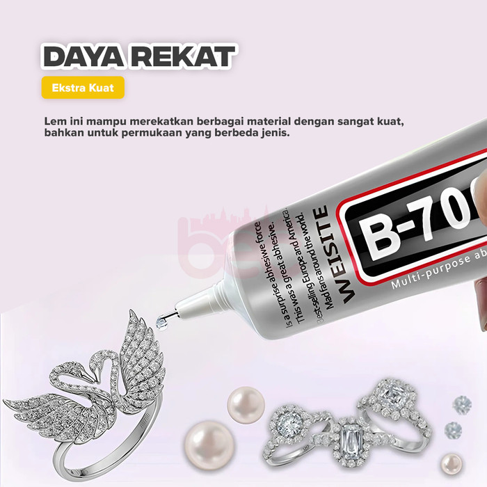 

[BEC] Lem T-7000 & B-7000 Lem Kuat Serbaguna | Lem LCD Touchcreen Power Glue Strong Adhesive 15 ML - Hitam (T-7000)