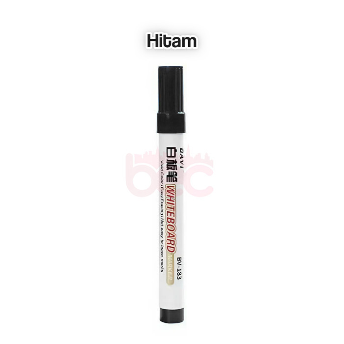 

[BEC] Spidol Papan Tulis Premium Quality Dapat Dihapus | Whiteboard Marker | Spidol Papan Tulis Non Permanen - Hitam