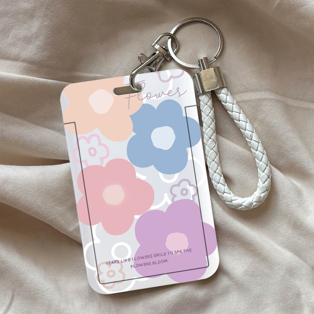 ID CARD HOLDER MOTIF Pink star shaped PHOTOCARD PHOTO CARD Case QingTing