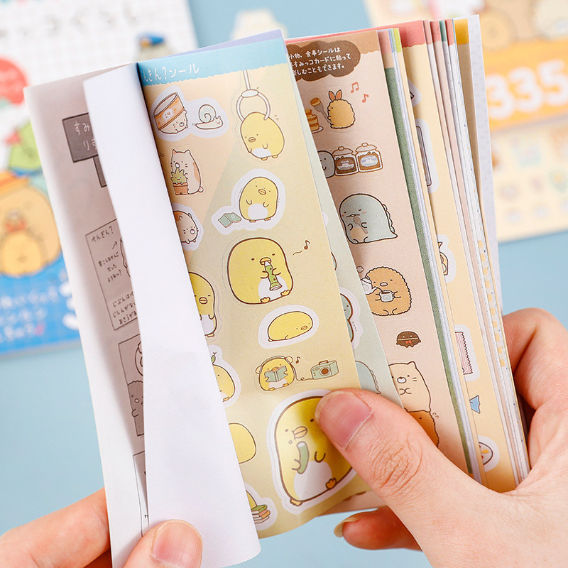 

16 Sheets Stickers Book Kawaii Planner Stickers DIY Notebook Journal Album Diary Scrapbooking Stickers Office Cute Stationery