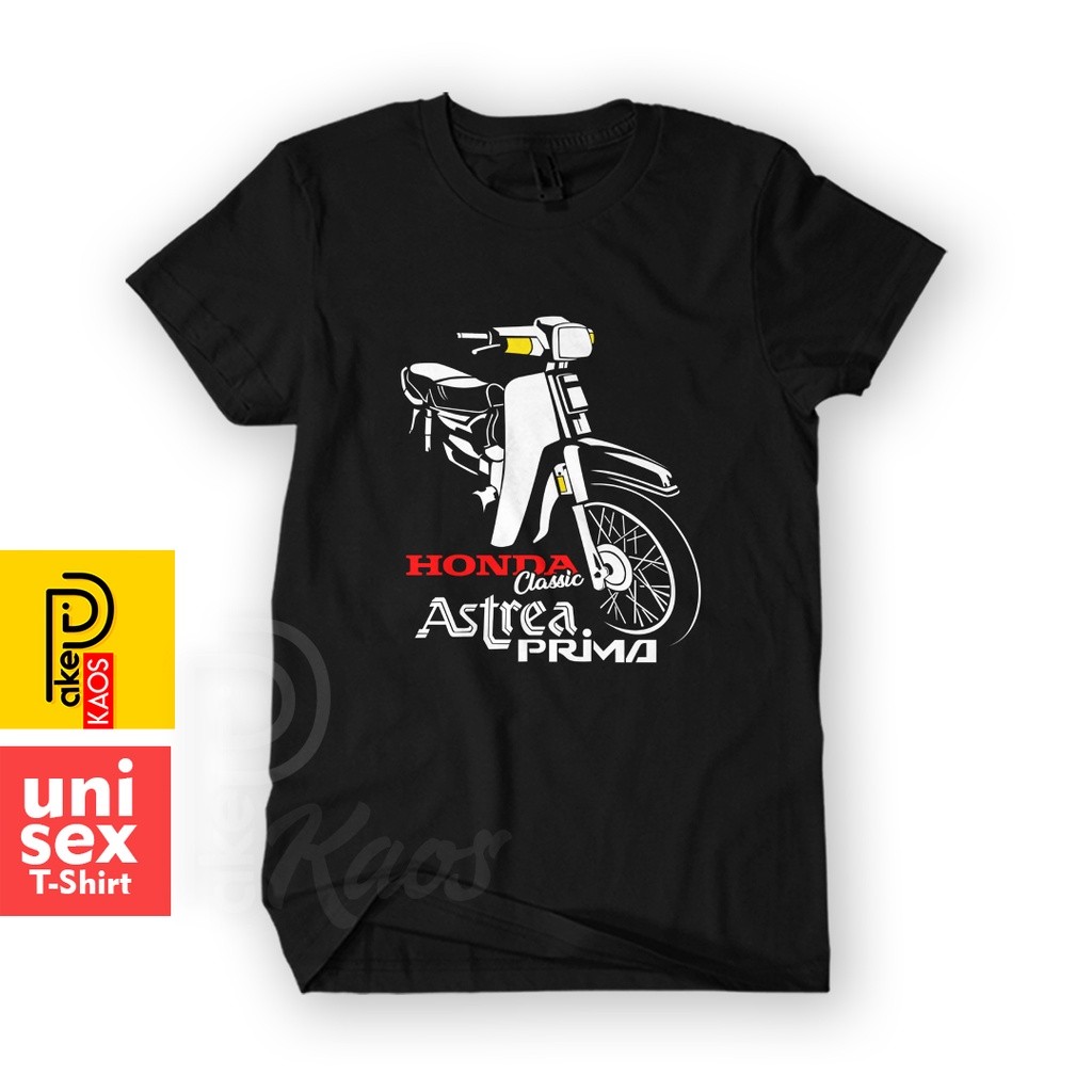 BISA COD - Kaos Distro Murah HONDA CLASSIC ASTREA PRIMA Lengan Pendek Cotton 30s / Kaos Distro Origi