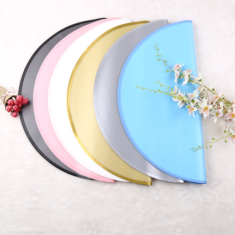 

20pcs Round Wrapping Paper Translucent Matte Border Florist Flower Bouquet Packaging Circle Paper Wedding Birthday Gift Craft