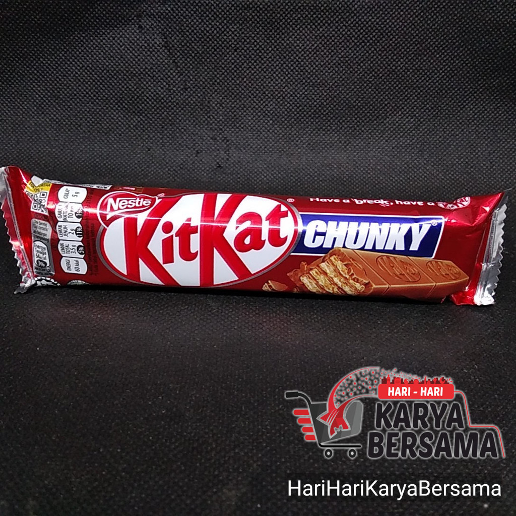 

MAKANAN RINGAN NESTLE KITKAT WAFER CHUNKY 38GR