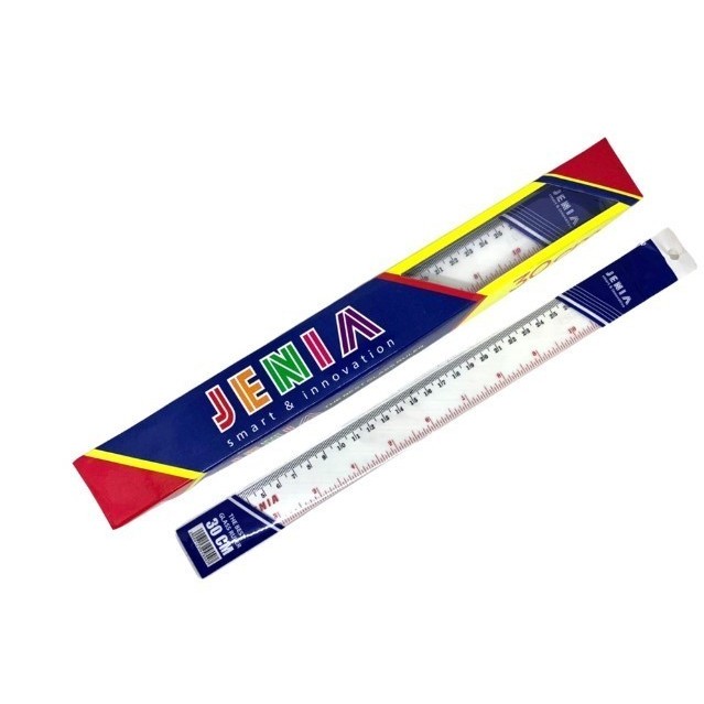 

Penggaris Plastik Jenia 30 cm - 1 lusin isi 12 pcs