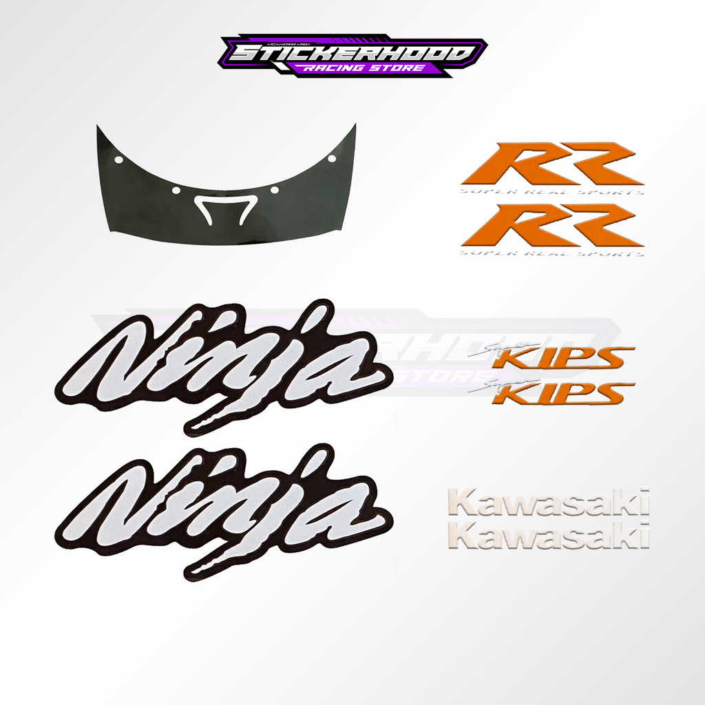 STRIPING KAWASAKI NINJA RR OLD MERAH 2007 2008