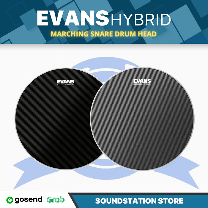 Evans Hybrid Marching Snare Batter Drum Head - Membran Drum