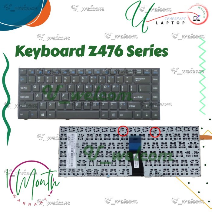 Keyboard Aspire 14 Z476 Z476-31 Z476 Z2-475 Series