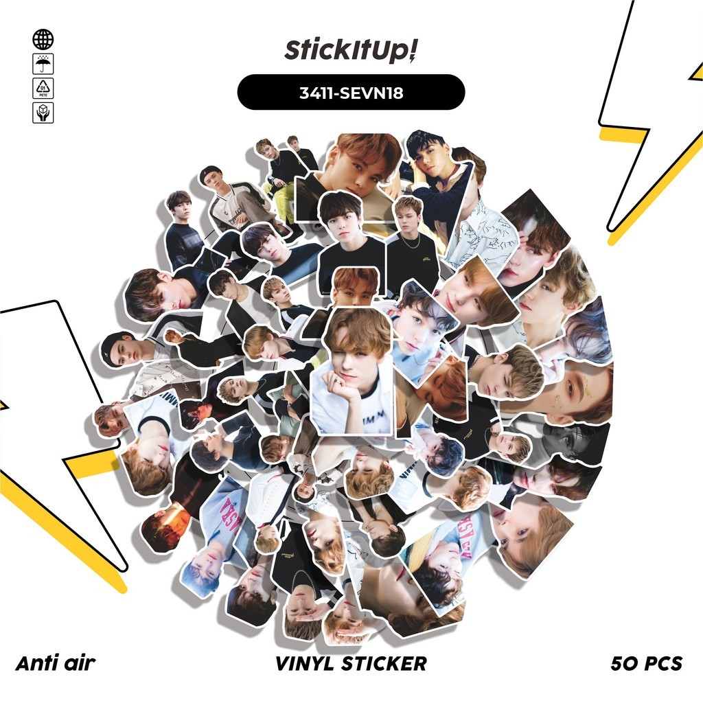 

COD✨ 50 Pcs Stiker VERNON SERIES 02 Lucu Anti Air Untuk Dekorasi Notebook Sepeda Skateboard Handphone DIY