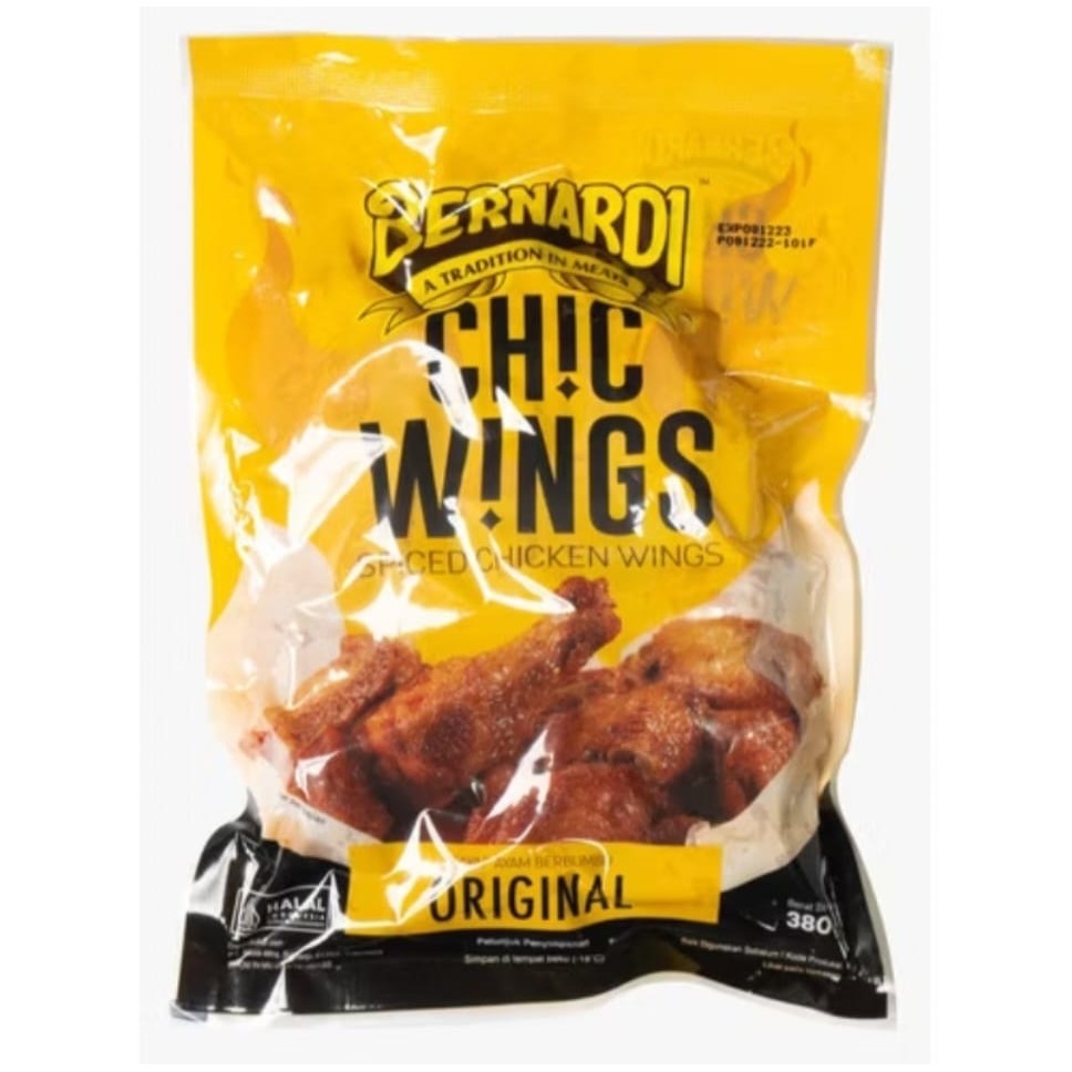 

BERNARDI CHICKEN WINGS ORIGINAL 380 GRAM